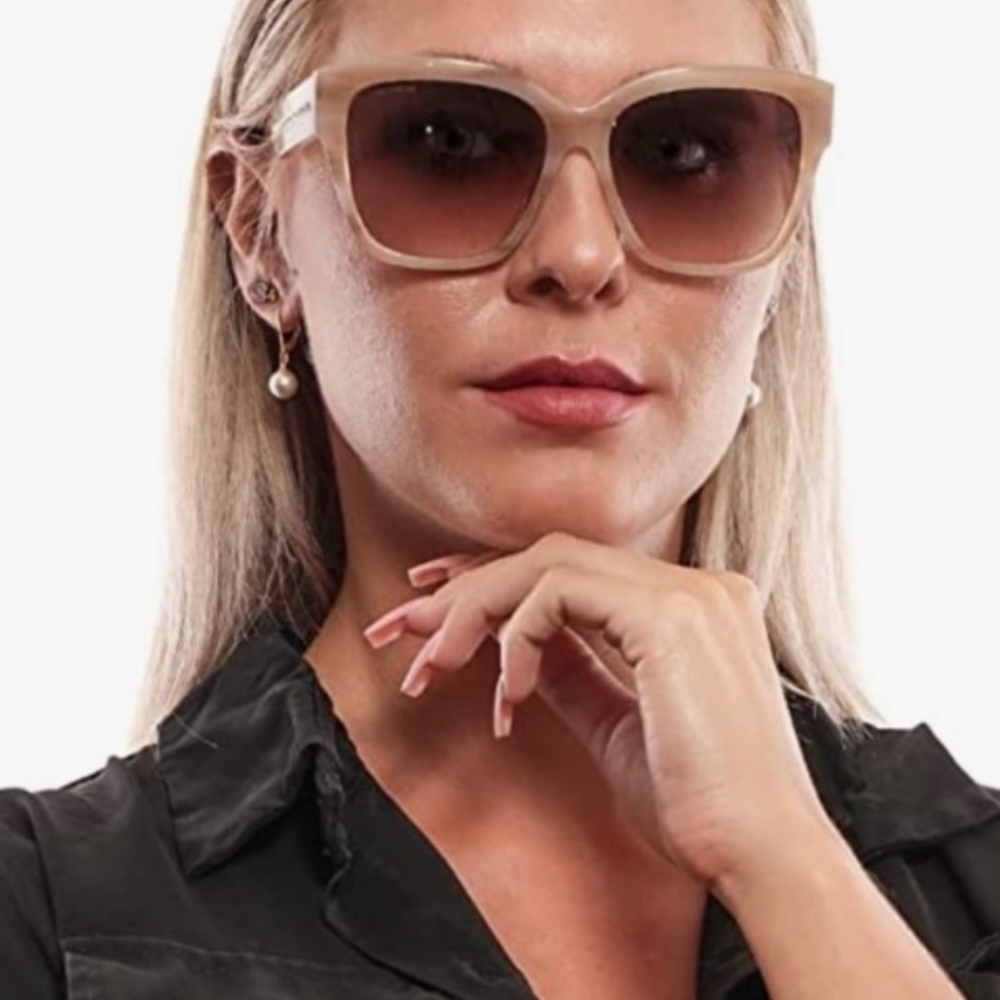 Swarovski SK0305 Sunglasses ivory/brown Gradient